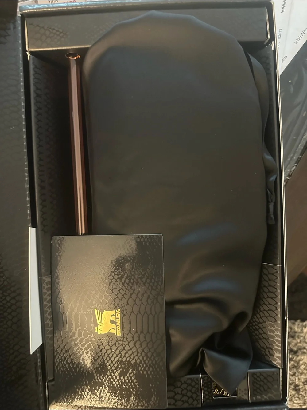 Stanley Black Snakskin 40oz Quencher
